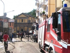 I soccorsi in via Viterbo