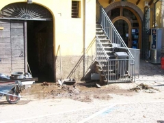 Il fango per le strade di Canepina