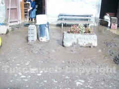 Fango e detriti per le strade di Canepina