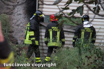 Viterbo - Cantina in fiamme, morti otto cani