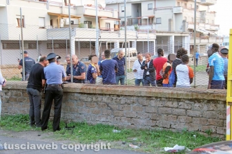 Viterbo - Caos al Pilastro, intervento di carabinieri e polizia