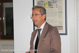 Carlo Pasquali nella redazione di Tusciaweb