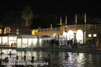 Carlo Verdone alle Terme dei papi