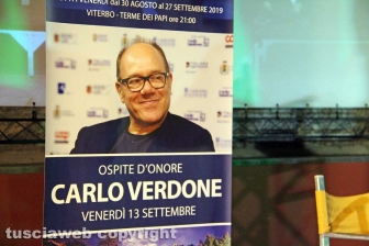 Carlo Verdone alle Terme dei papi