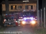 Casa in fiamme in strada Ciavalletta