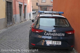 Viterbo - Casa in fiamme in via Lucchi - I carabinieri