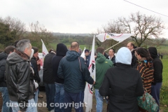 Casale Bussi, il sit in di protesta