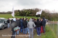 Casale Bussi, il sit in di protesta