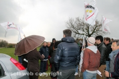 Casale Bussi, il sit in di protesta