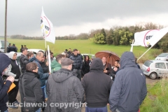 Casale Bussi, il sit in di protesta
