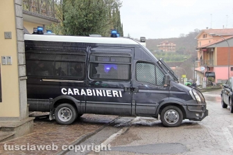 La manifestazione di Casapound - Le forze dell'ordine