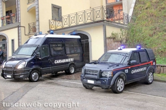 La manifestazione di Casapound - Le forze dell'ordine