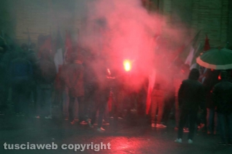 CasaPound in piazza da sola