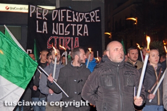 CasaPound ricorda i martiri delle foibe