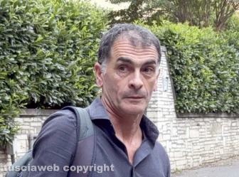 Viterbo - Caso Leonardo Cristiani - Sopralluogo a viale Trieste - Il consulente della famiglia Andrea Celestini