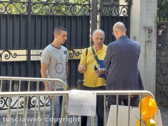 Caso Leonardo Cristiani - Secondo sopralluogo - Al centro Massimilano Arcangeli e a sinistra Luca Cosimi