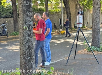 Caso Leonardo Cristiani - Viale Trieste - I rilievi con il laser scan