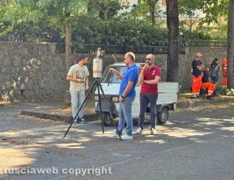 Caso Leonardo Cristiani - Viale Trieste - Il nuovo sopralluogo - I rilievi con il laser Scan