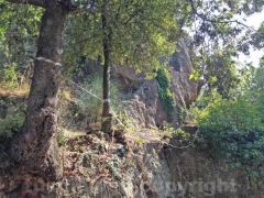 Castel d’Asso, fra rifiuti ed erbacce