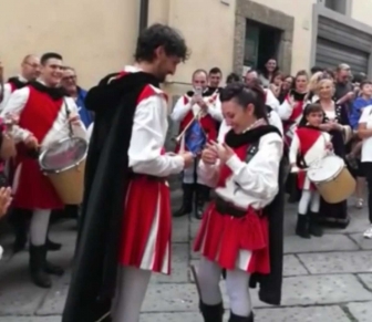 Caterina Del Citto e Gianluca Eterno ospiti ai Fatti vostri
