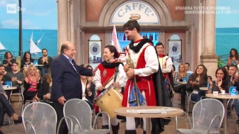 Caterina Del Citto e Gianluca Eterno ospiti ai Fatti vostri