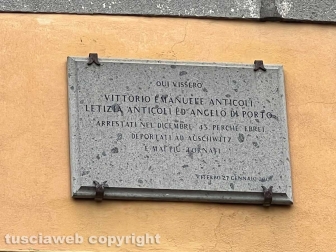 Viterbo - Celebrazioni Giornata della memoria