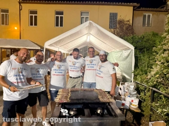 Viterbo - Cena dei facchini a piazza San Lorenzo - Seconda serata