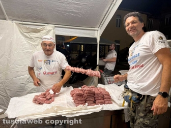 Viterbo - Cena dei facchini a piazza San Lorenzo - Seconda serata