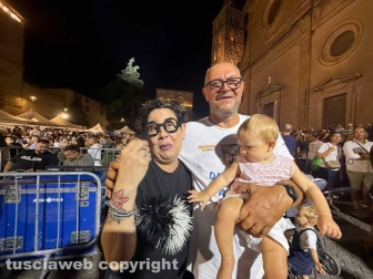 Santa Rosa - Cena dei facchini - Luigi Aspromonte con la nipote e la moglie