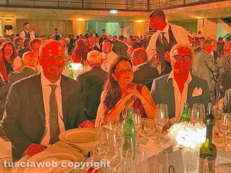 Oltre mille persone alla cena di Unindustria - I viterbesi e civitavecchiesi presenti all'evento