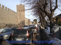 Centro chiuso, traffico in tilt