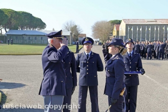 Cerimonia allievi marescialli aeronautica 2018