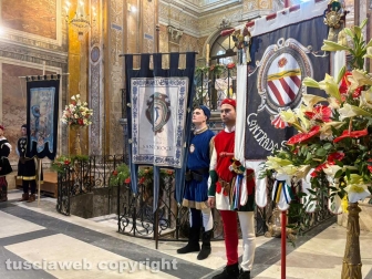 Nepi - Palio dei Borgia - Cerimonia dei ceri e benedizione del drappo