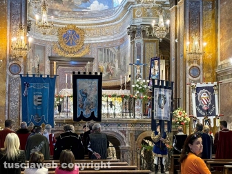 Nepi - Palio dei Borgia - Cerimonia dei ceri e benedizione del drappo
