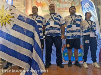 Viterbo - Delegazione uruguaiana campionato mondiale long casting