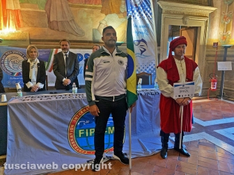 Viterbo - Delegazione brasiliana campionato mondiale long casting