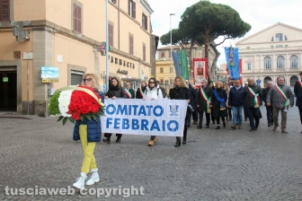 Cerimonia in ricordo delle foibe