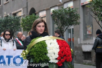 Cerimonia in ricordo delle foibe