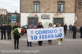 Cerimonia in ricordo delle foibe