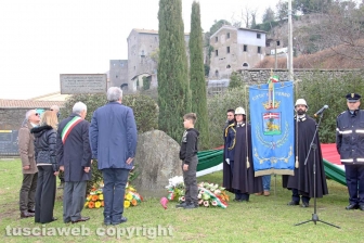 Cerimonia in ricordo delle foibe
