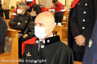 Viterbo - Il colonnello Andrea Antonazzo, comandante provinciale dei carabinieri, alla cerimonia della Virgo Fidelis