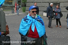 La manifestazione dei sindacati