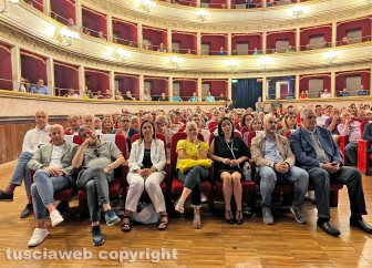 Viterbo - Teatro dell’Unione - L’incontro a un anno dalla vittoria delle elezioni comunali di Chiara Frontini