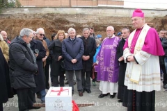 Posa della prima pietra della chiesa di Villanova