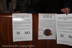 Viterbo - Chiusura del centro - Incontro con i commercianti