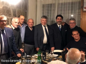 Christian Solinas a cena nella Tuscia