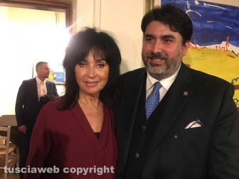 Christian Solinas a cena nella Tuscia