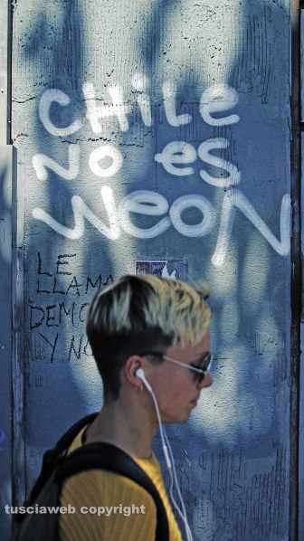 Cileni ancora in rivolta