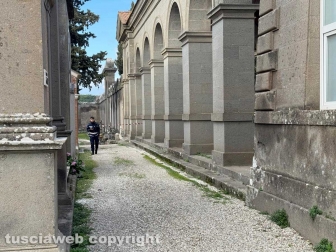 Viterbo - Cimitero di San Lazzaro, area a rischio crollo