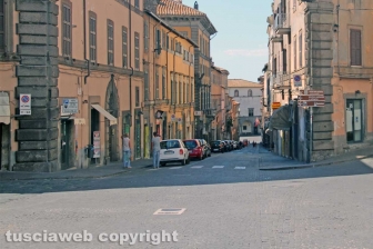 Viterbo - Strade deserte per Ferragosto